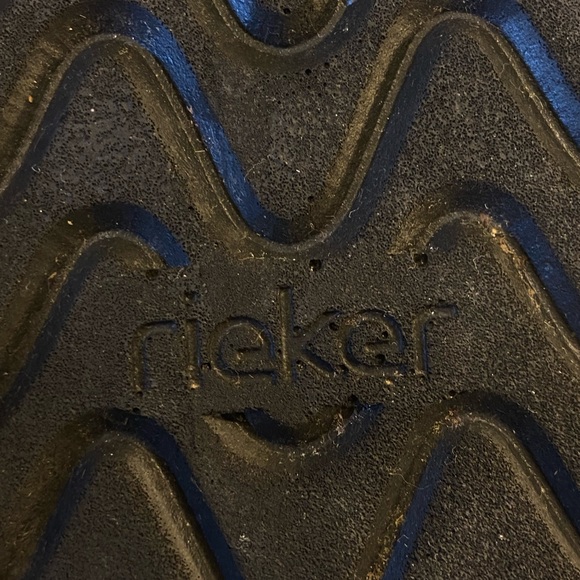 Reiker Men’s Black Leather Ankle Shearling lined Boots size 10.5 / 44 - Picture 7 of 7